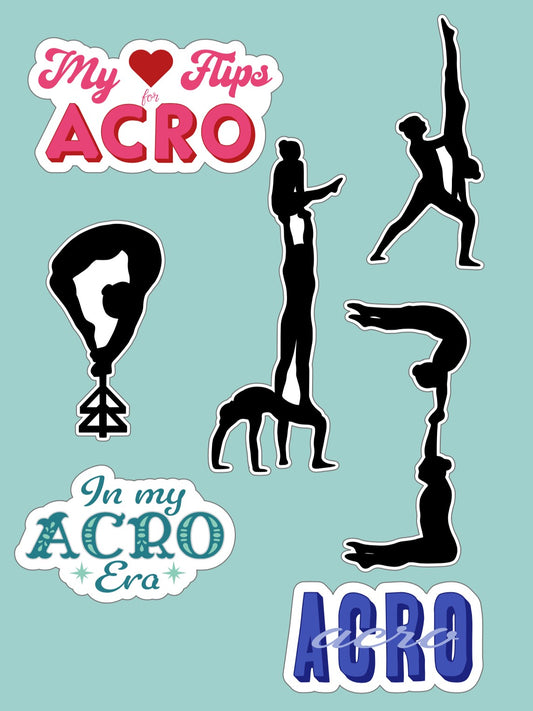 Acrobatic Gymnastics Stickers